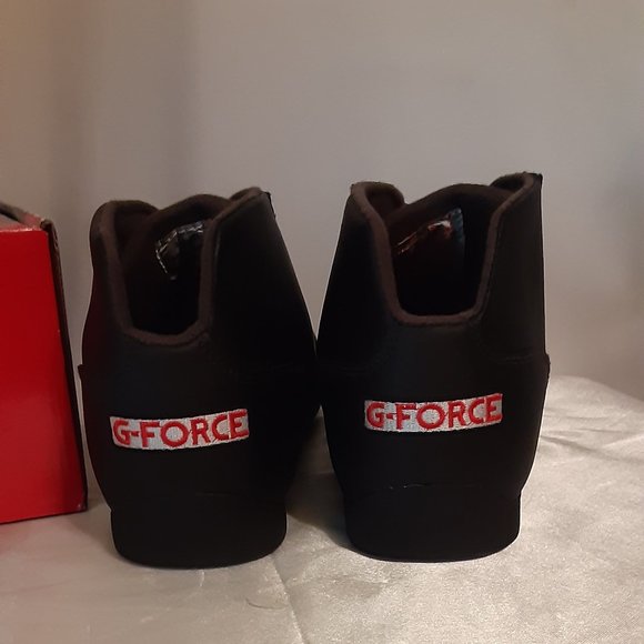 Size 11, G-Force Racing Gear, GF238 Pittsburgh Black Leather Racing Shoe main image 9